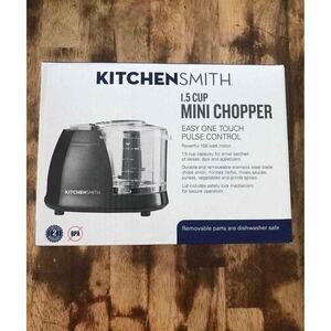 Kitchen Smith 1.5 Cup Mini Chopper mini manual food chopper processor